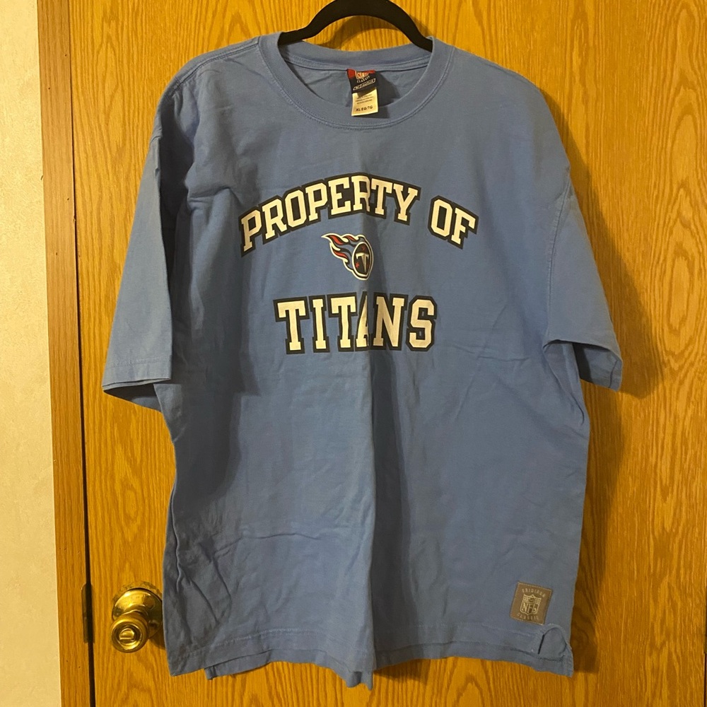 NFL Titans Blue Short Sleeve Tee - Picture 1 of 5